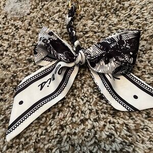 Elegant Black and White Bow Accessory